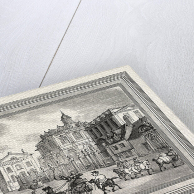 View of the Sheldonian Theatre Printing House Etc. At Oxford Broad Street UK by Anonymous