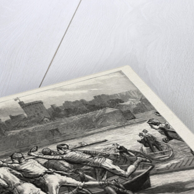 A Boy's Life at Eton: A Boat Race (House Fours) from Winter's Yard UK by Anonymous