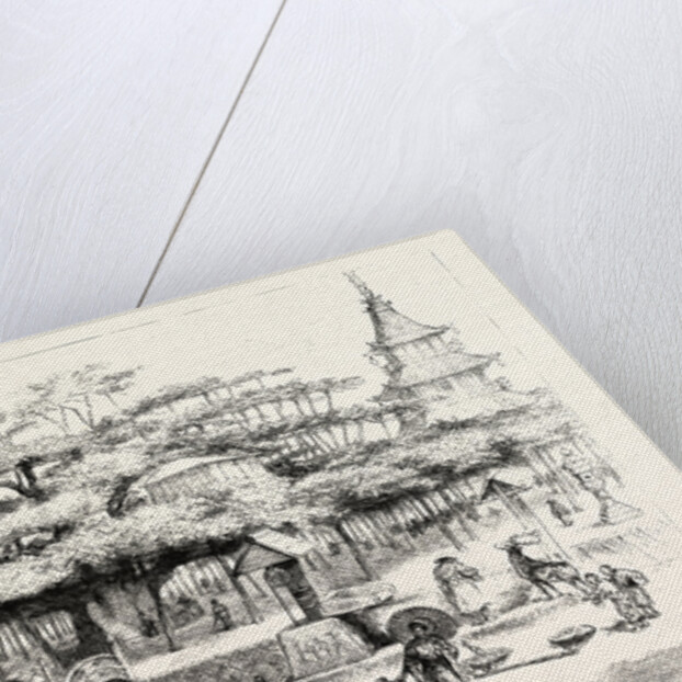 The Dai Matsu or Giant Pine Tree of Japan on the Western Shore of Lake Biwa by Anonymous