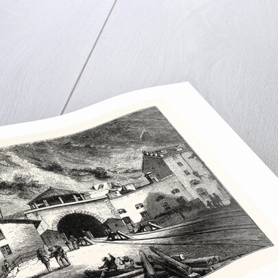 The Mont Cenis Tunnel from the Italian Side by Anonymous