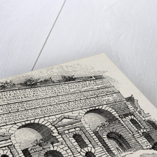 Portion of the Claudian Aqueduct. Rome Italy by Anonymous