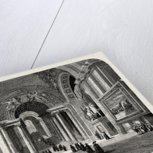 The Scala Regia of the Vatican. Rome Italy by Anonymous