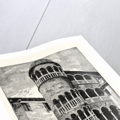 Staircase of the Fifteenth Century: Contarini Palace Venice by Anonymous