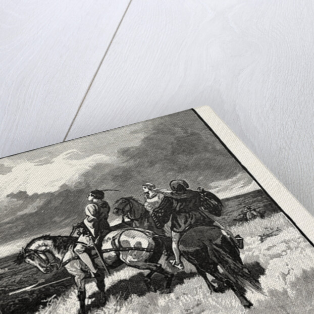 Hawking Party in the Eleventh Century. by Anonymous