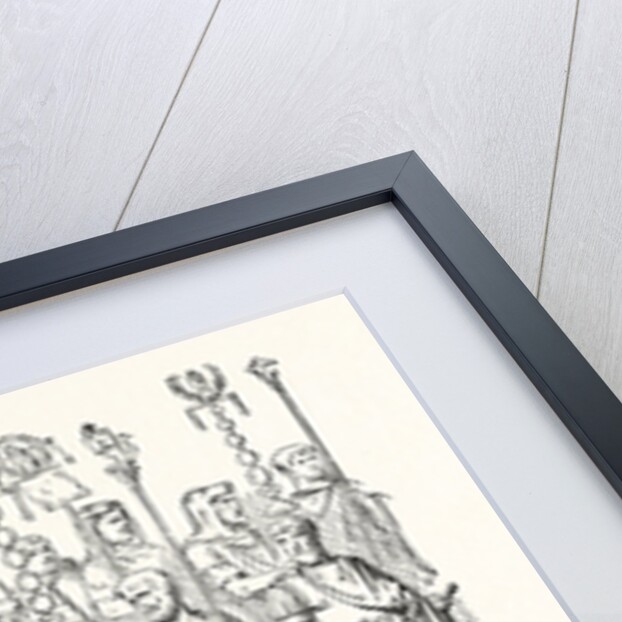 Roman Soldiers Passing Over a Bridge of Boats by Anonymous