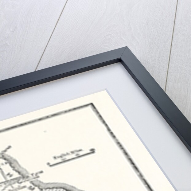 Map of England Showing the Anglo-Saxon Kingdoms and Danish Districts by Anonymous