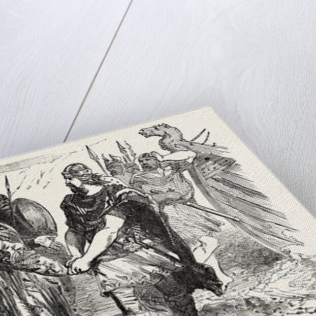 Meeting of Edmund Ironside and Canute on the Island of Olney by Anonymous