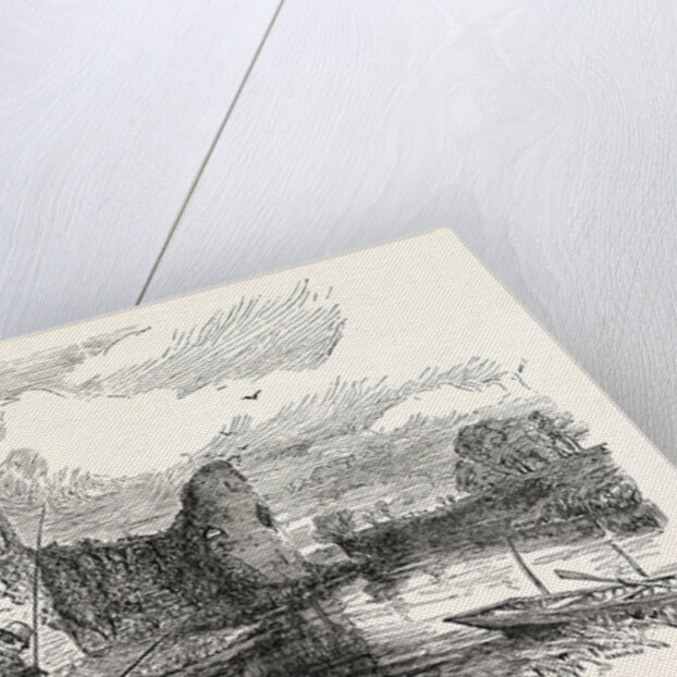 Pevensey Castle by Anonymous