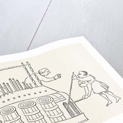 Grand Organ with Bellows and Double Keyboard by Anonymous