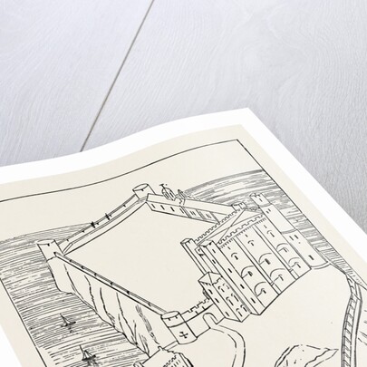 Plan of a Norman Castle. by Anonymous