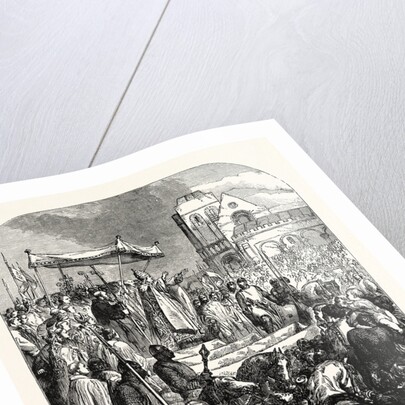 Pope Urban II. Preaching the First Crusade in the Market Place of Clermont by Anonymous