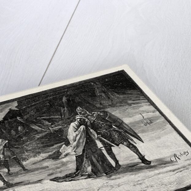 Flight of Matilda from Oxford Castle by Anonymous