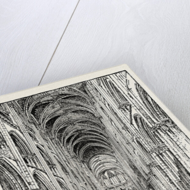 Interior of Rouen Cathedral by Anonymous