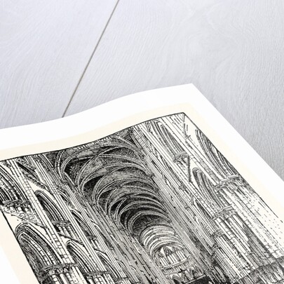Interior of Rouen Cathedral by Anonymous