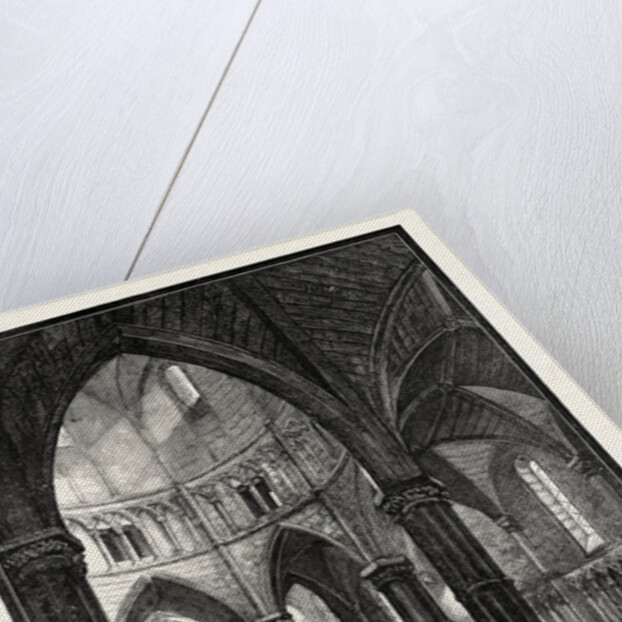 Interior of the Temple Church London by Anonymous