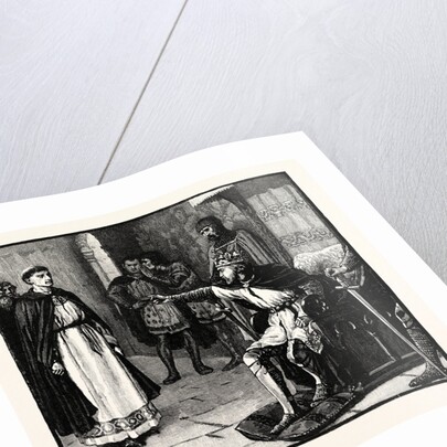 The Abbot of Arbroath Before King Edward by Anonymous