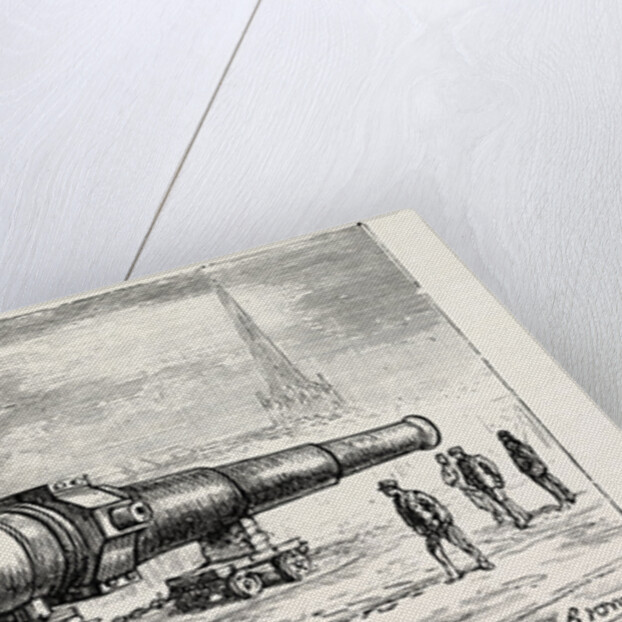 Moving a Hundred-and-Ten Ton Gun by Anonymous