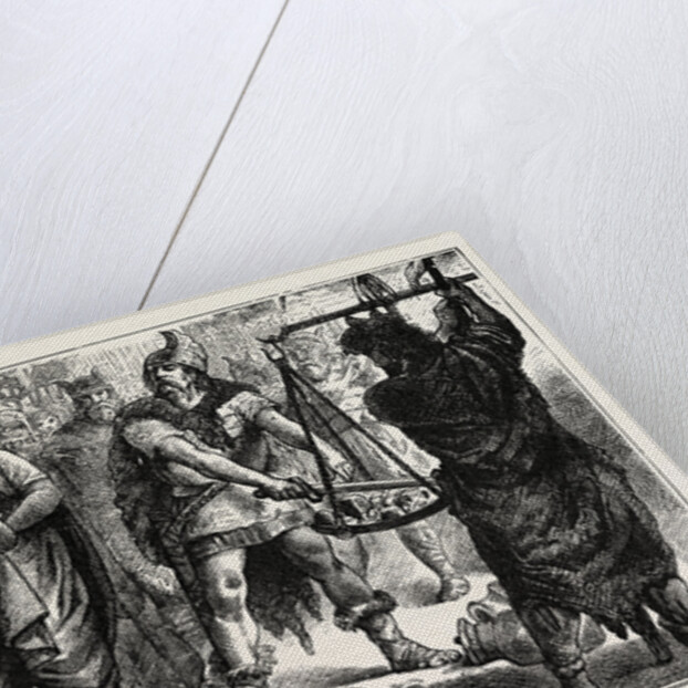 Vae Victis! the Barbarian's Sword Turns the Scale by Anonymous