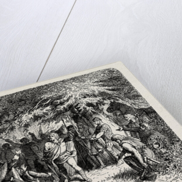 An Anglo-Saxon Chief and His Warriors. by Anonymous