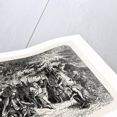 An Anglo-Saxon Chief and His Warriors. by Anonymous