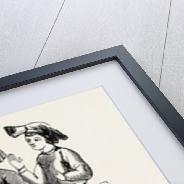 Saxon Banquet from a Ms. In the Cotton Library. by Anonymous