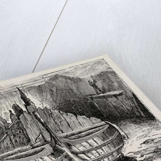 Ship of a Norseman Sea-King Found Near Sandefiord Norway. by Anonymous