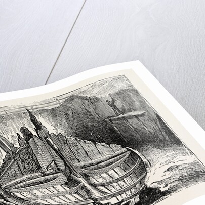 Ship of a Norseman Sea-King Found Near Sandefiord Norway. by Anonymous