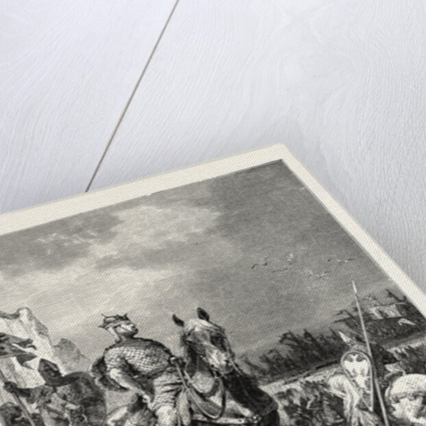 William of Normandy and His Followers Land in England by Anonymous