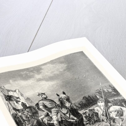 William of Normandy and His Followers Land in England by Anonymous