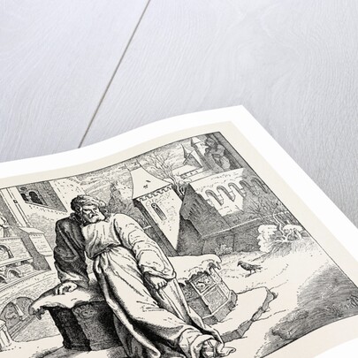 Henry IV. In the Courtyard of the Pope at Canossa. by Anonymous