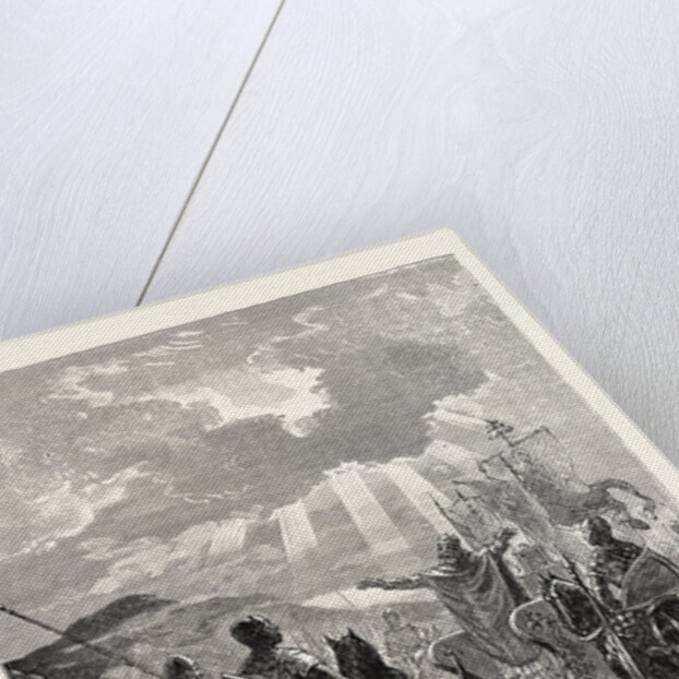 A Bishop Blessing the Troops Before the Battle. by Anonymous