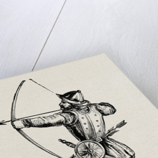English Archer with Long-Bow. by Anonymous