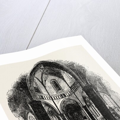 Nave of the Temple Church London. by Anonymous