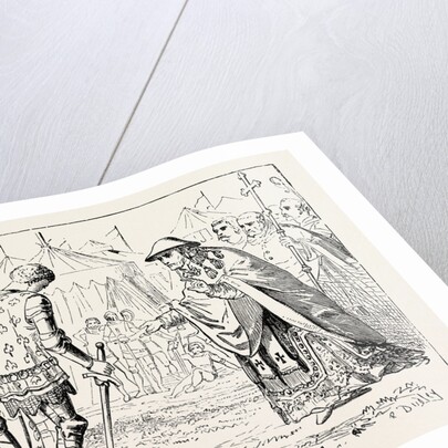 The Cardinal Talleyrand Intercedes with the Black Prince. by Anonymous