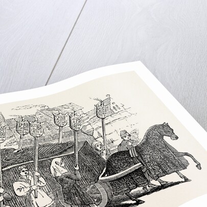 Funeral of Richard II. From an Old Illuminated Ms. by Anonymous