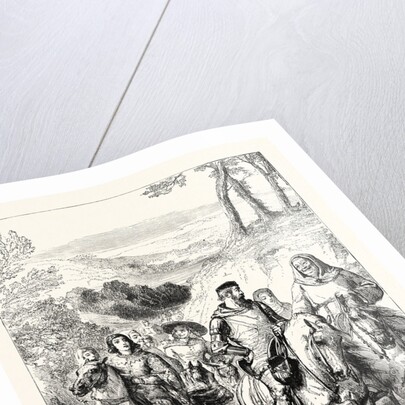 Chaucer's Pilgrims Travelling to Canterbury. by Anonymous