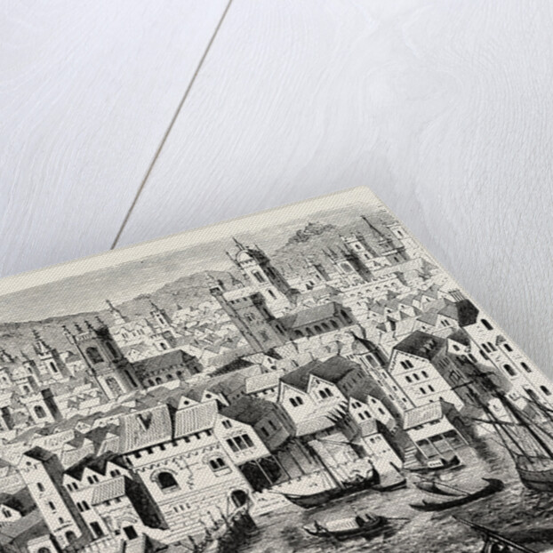 The Steelyard Depot of the Hanseatic Merchants in London by Anonymous