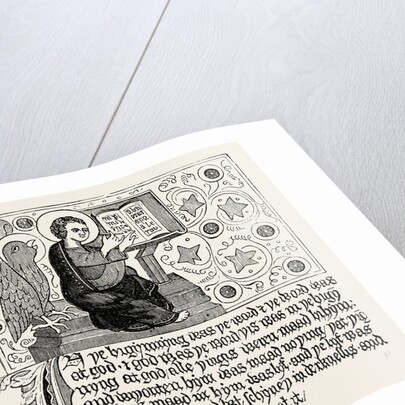 Passage from the First English Bible: Gospel of St. John Ch. I. by Anonymous