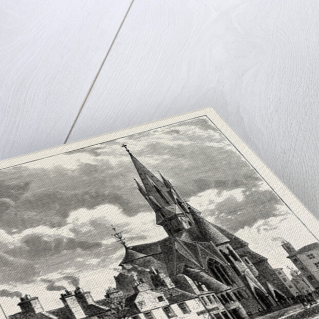 Edinburgh: Wright's Houses and the Barclay Church from Bruntsfield Links. by Anonymous