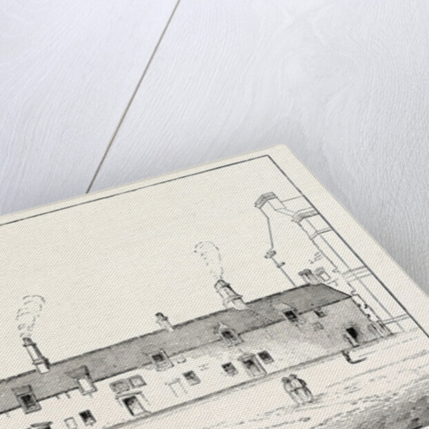 Edinburgh: Part of the Buildings of the South Side of the Quadrangle of the Old University by Anonymous