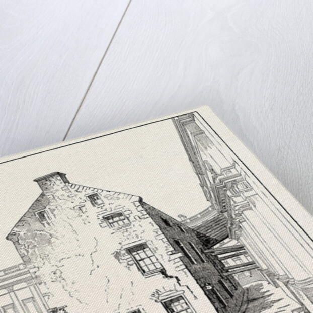 Edinburgh: The Library of the Old University As Seen from the South-East Corner of the Quadrangle Looking North by Anonymous