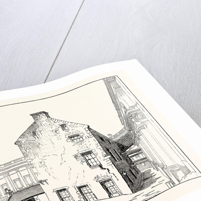 Edinburgh: The Library of the Old University As Seen from the South-East Corner of the Quadrangle Looking North by Anonymous