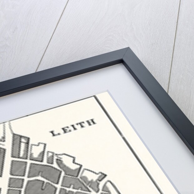Edinburgh: Plan of Leith Showing the Eastern Fortifications. (Facsimile after Greenville Collins' Great Britain's Coasting Pilot London 1693.) by Anonymous
