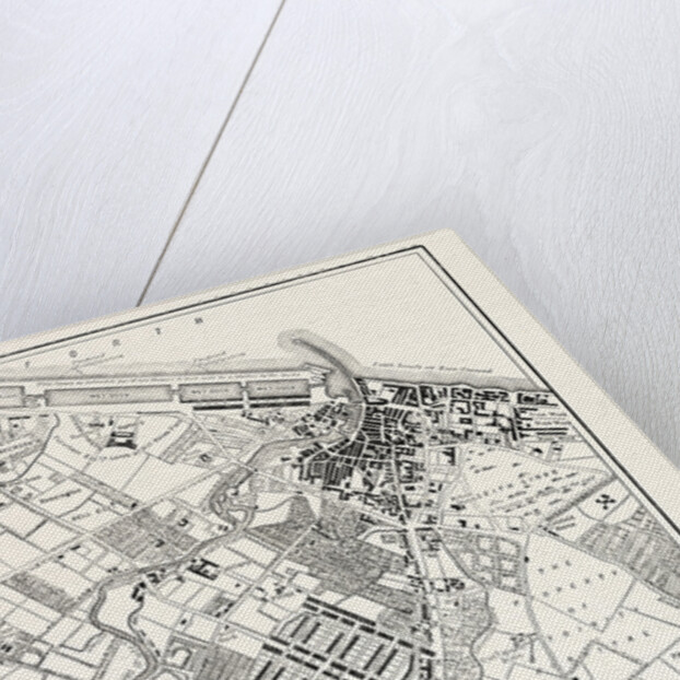 Edinburgh: Plan of Leith Showing the Proposed New Docks 1804 by Anonymous