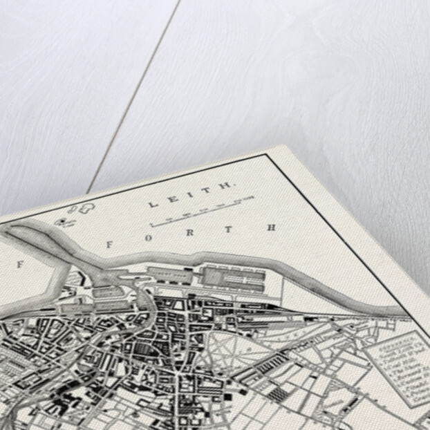 Edinburgh: Plan of Leith 1883 by Anonymous