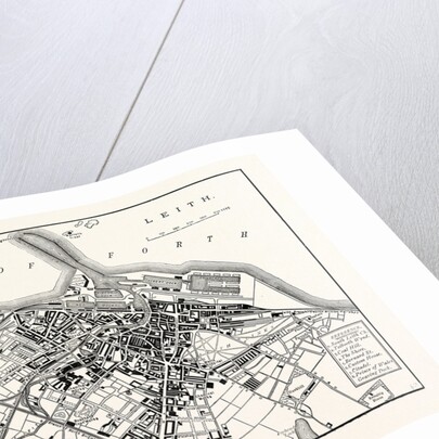 Edinburgh: Plan of Leith 1883 by Anonymous