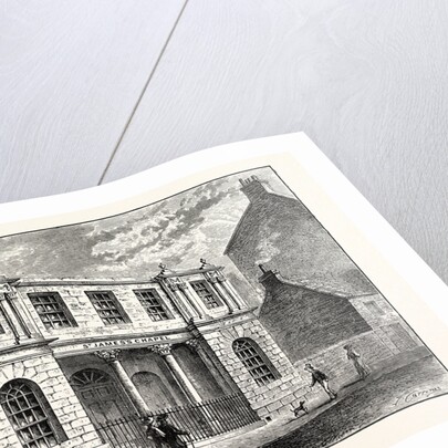 Edinburgh: St. James's Chapel 1820 Leith by Anonymous