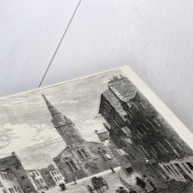 Edinburgh: Sheriff Brae Looking Towards St. Thomas's Church Leith by Anonymous