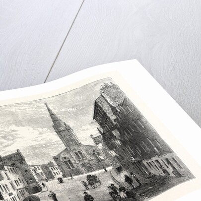 Edinburgh: Sheriff Brae Looking Towards St. Thomas's Church Leith by Anonymous