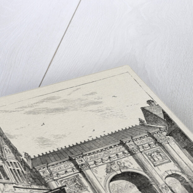 The Old Wooden Temple Bar As Erected in the Reign of James I. London by Anonymous